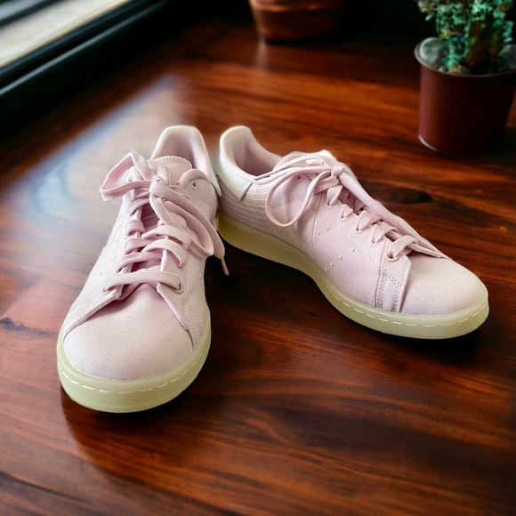 Adidas Stan Smith Prime Blue Shoes Pink - Picture 2 of 14